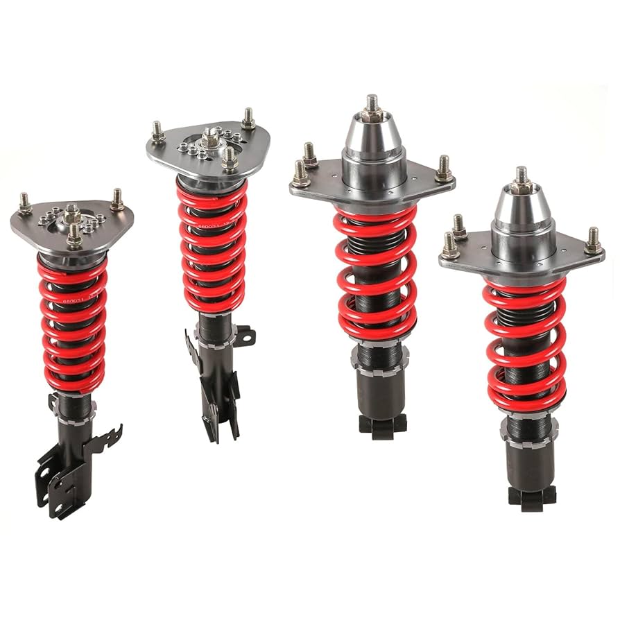 Amazon.com: Lzevoxec 4PCS Front & Rear Coilover Suspension